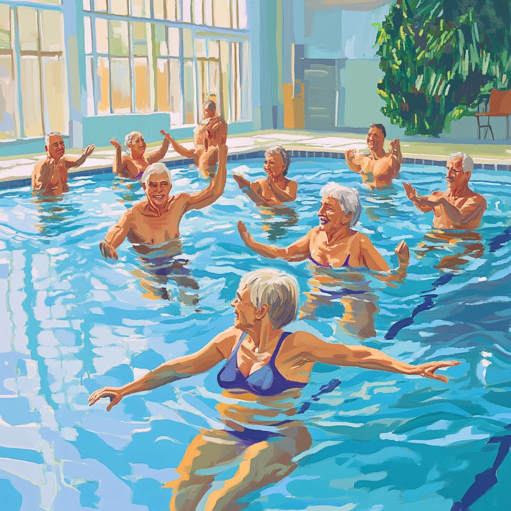 Аква-аеробіка для пенсіонерів